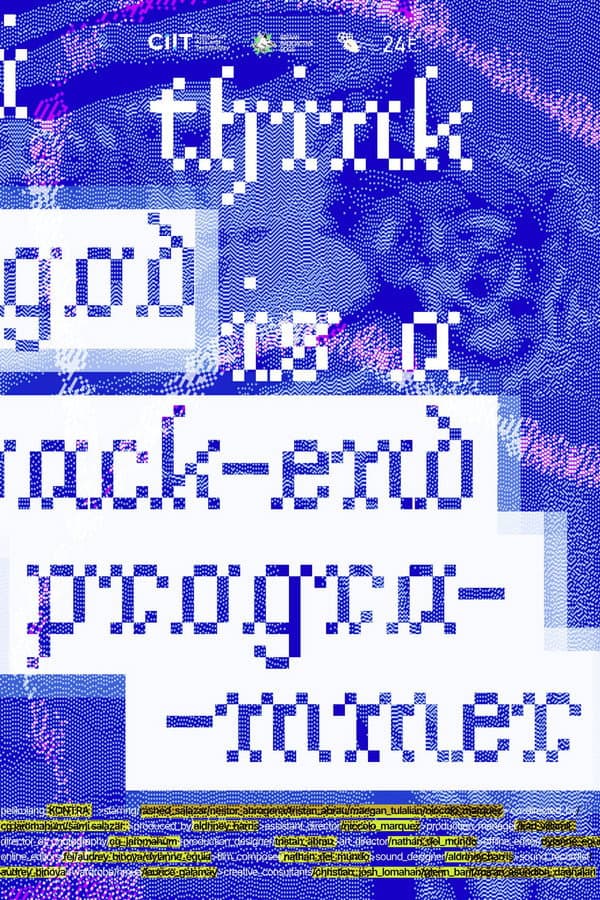 i think god is a back-end programmer
